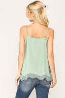 Sleek Satin Cami Top