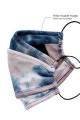 Tie Dye Trifold Reusable Face Mask