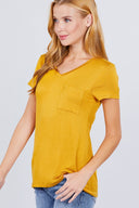 V-neck Rayon Jersey Top