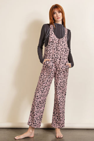 Animal/leopard Printed Jumpsuit