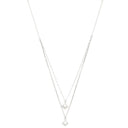 Double Star Crystal Layered Necklace