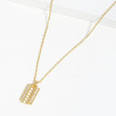 Gold Dipped Pendant Necklace