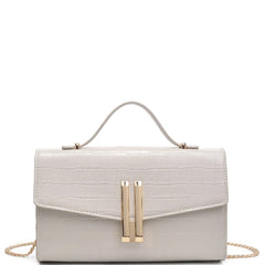 Alfie Croc Print Crossbody Bag