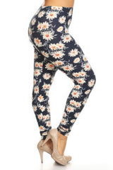 Plus Size Buttery Soft Print Leggings